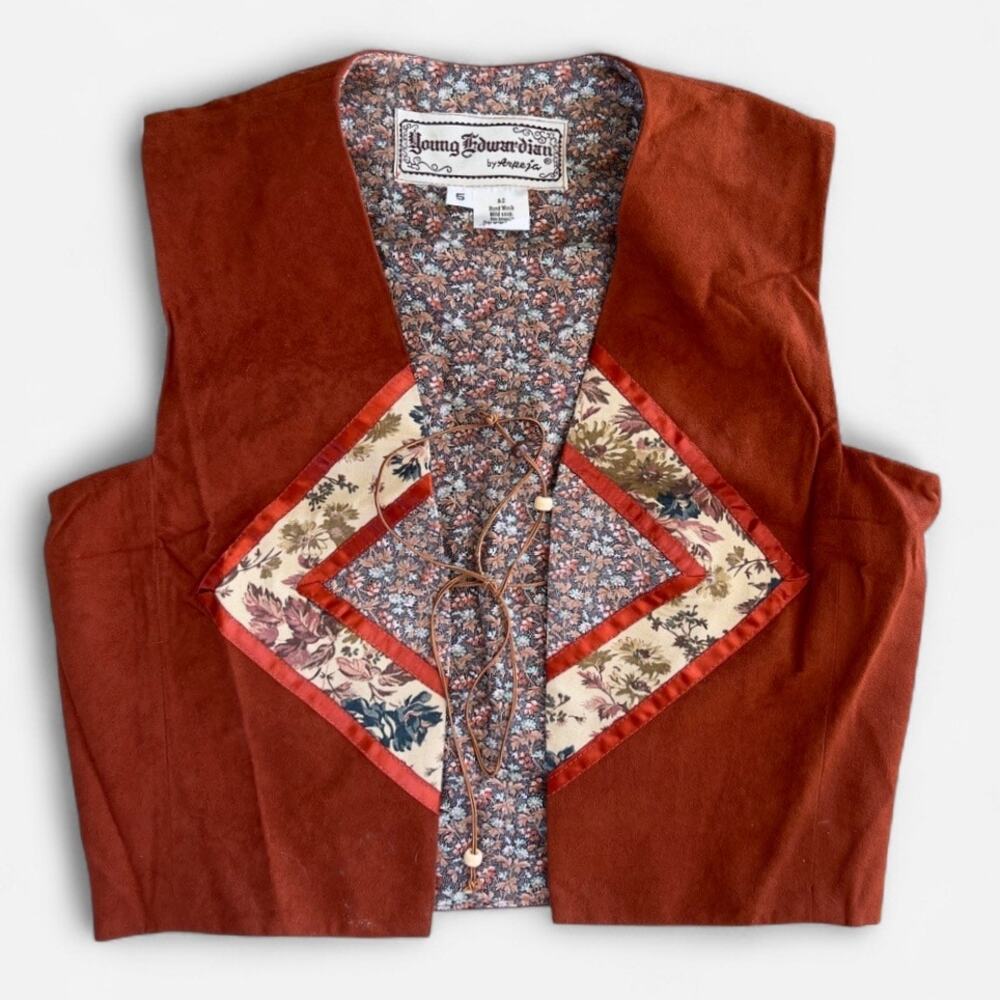 Anpeja Vintage Edwardian Crop Festival Renaissance Vest